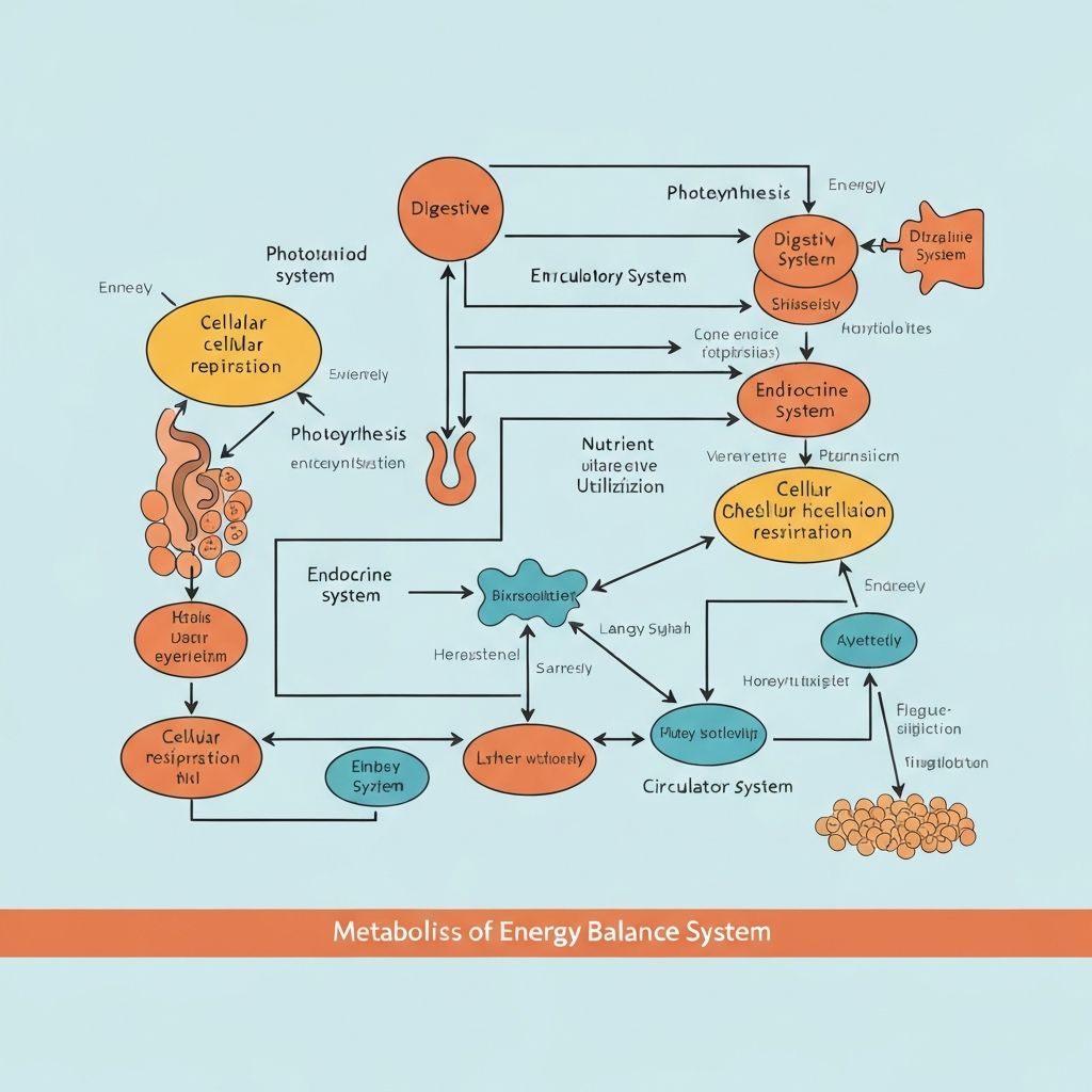 Scientific diagram of metabolic processes
