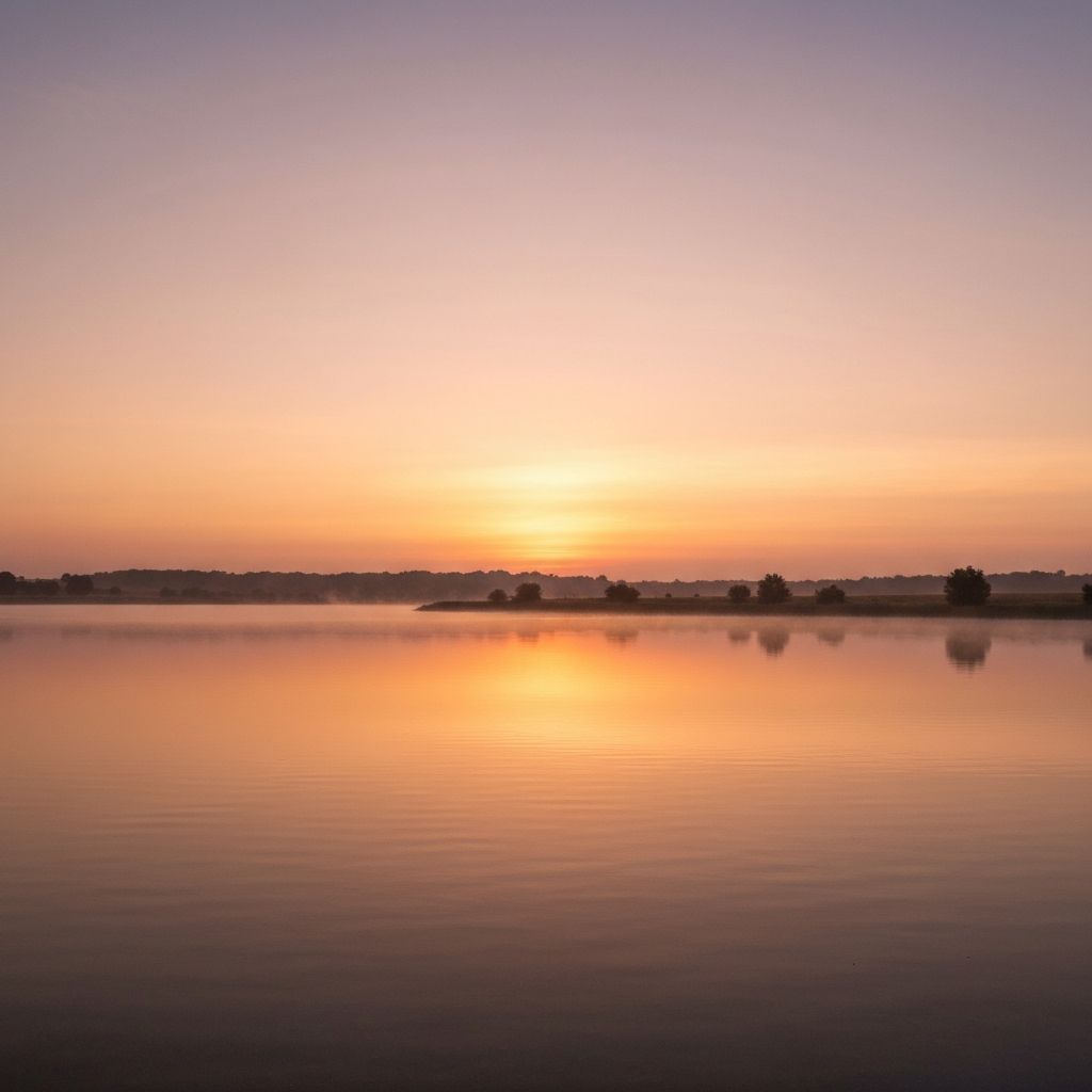 Sunrise landscape symbolizing wellness